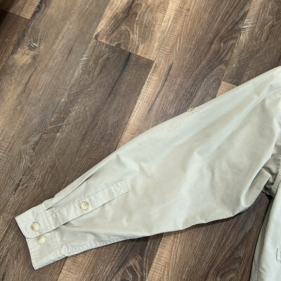 ExOfficio Buzz off shirt light tan long sleeve button up shirt size medium - Picture 11 of 16